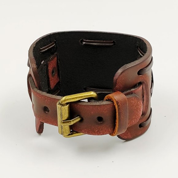 ✨✨BRAND NEW Punk Style Vintage Leather Men's Watch - Picture 8 of 8